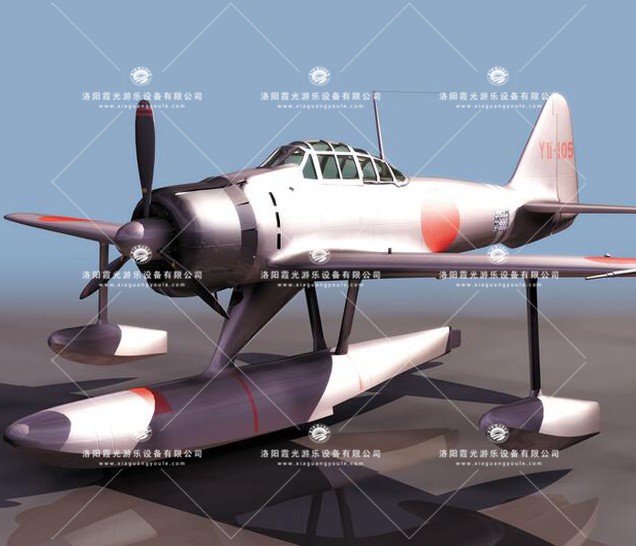 博湖3D模型飞机_